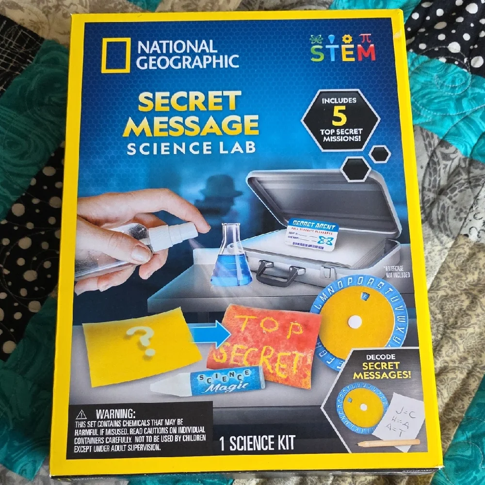 National Geographic Secret Message Science Lab